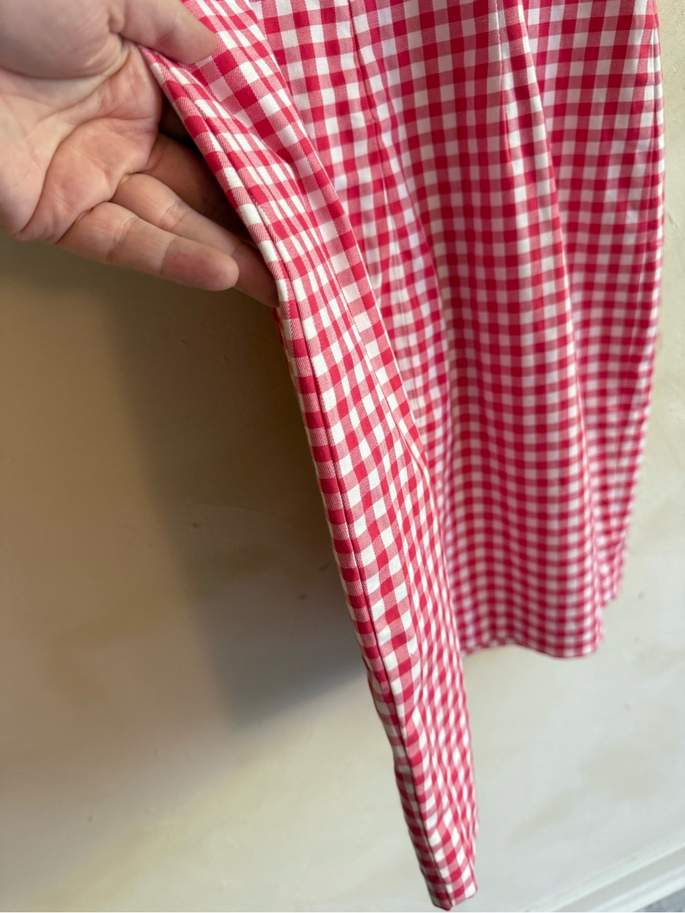 Guess Los Angeles | Red Gingham | Mini Dress Sweetheart | Sz 2 - Picture 13 of 13